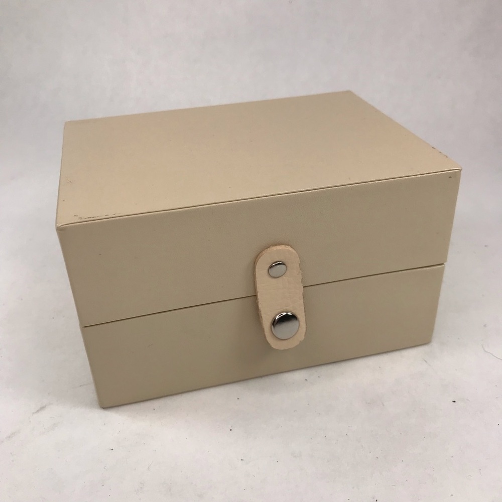 Stackers by LC Designs Jewelry Box Organizer Compact Travel Taupe Purple